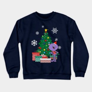 Squiddly Diddly Around The Christmas Tree Crewneck Sweatshirt